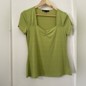 4/$20! Lime Green Women's Top
